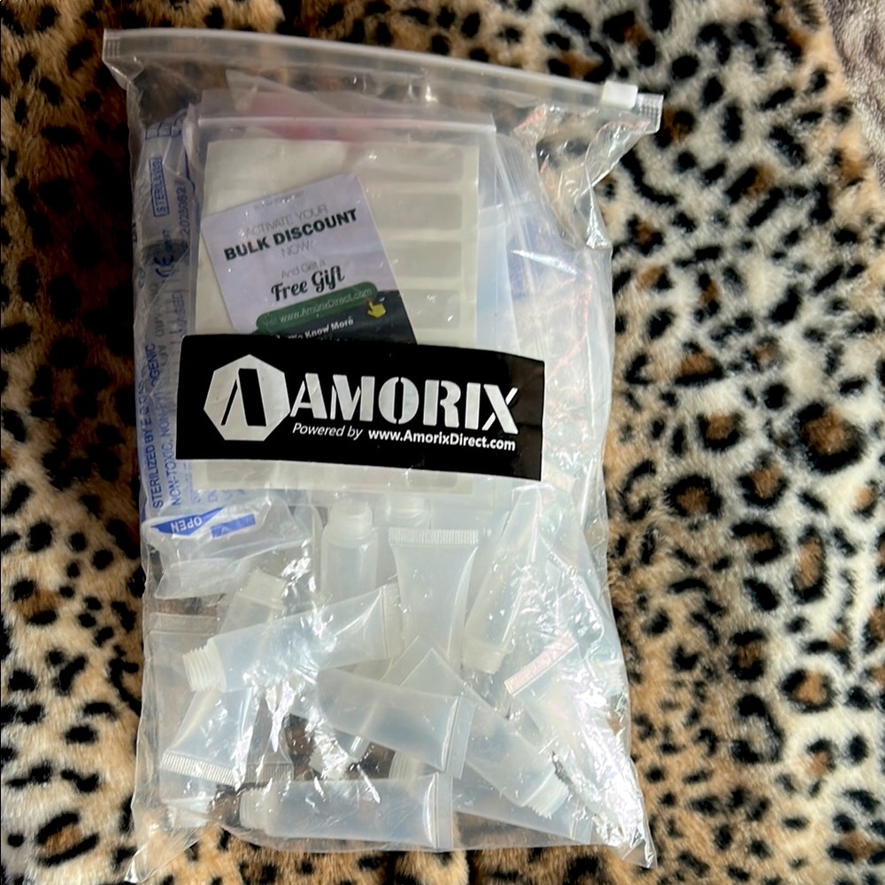 Empty clear Lip tubes
